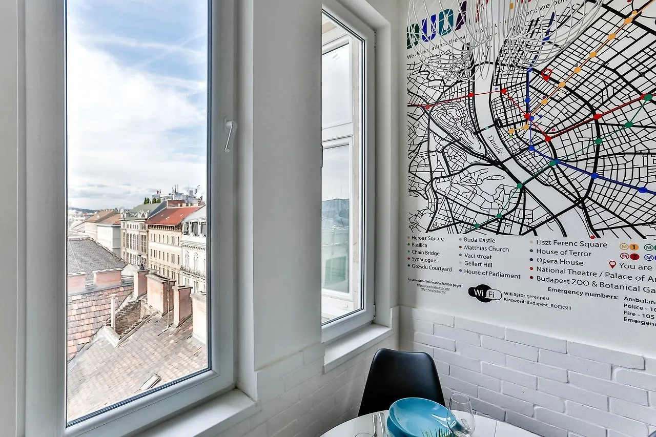 Apartment Green Oasis On The Top Of Budapest Hungary